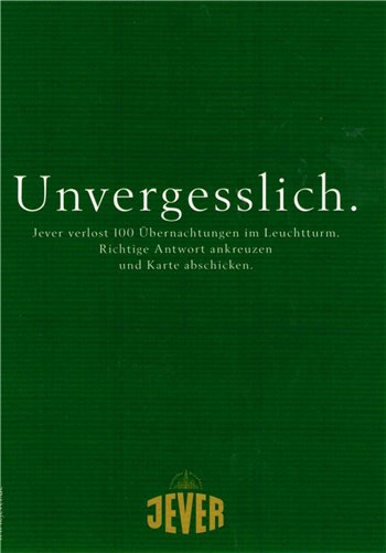 Teilnahmekarte (Unvergesslich)