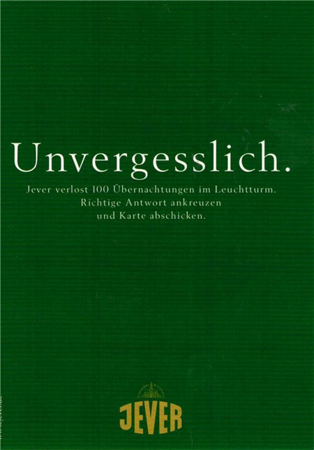 Teilnahmekarte (Unvergesslich)