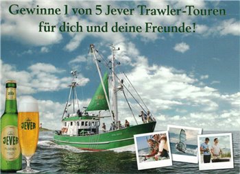 Teilnahmekarte (Jever Trawler-Touren)