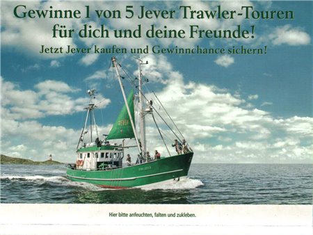 Teilnahmekarte (Jever Trawler-Touren)