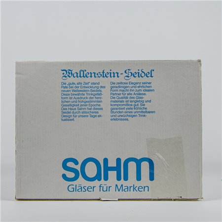 Glaskarton (Wallenstein Seidel 0,5l Sahm)