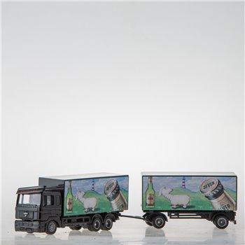 Koffer-Hängerzug (1:87 Spur H0 ?)