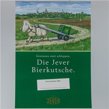 Plakat (Die Jever Bierkutsche)