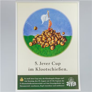 Plakat (5. Jever Cup im Klootschießen)
