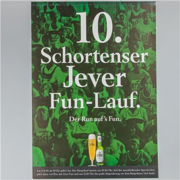 Plakat (10. Schortenser Jever Fun-Lauf)