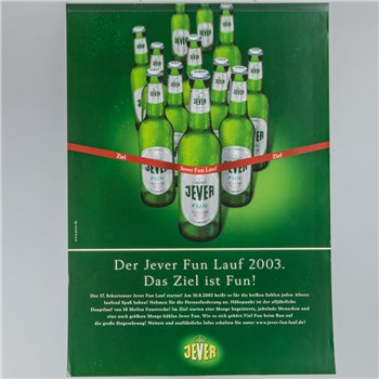 Plakat (Der Jever Fun Lauf 2003 Das Ziel ist Fun)