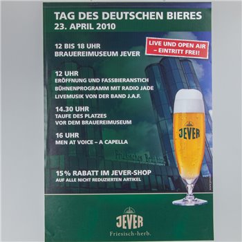 Plakat (TAG DES DEUTSCHEN BIERES 23. APRIL 2010)