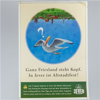 Plakat (Ganz Friesland steht Kopf In Jever ist Altstadtfest)