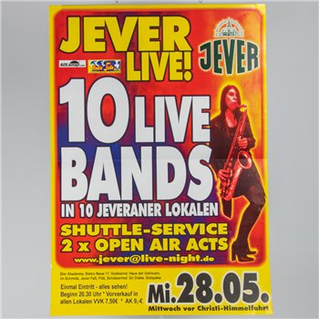 Plakat (JEVER LIVE)