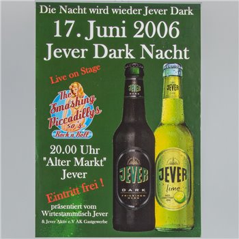 Plakat (17. Juni 2006 Jever Dark Nacht)