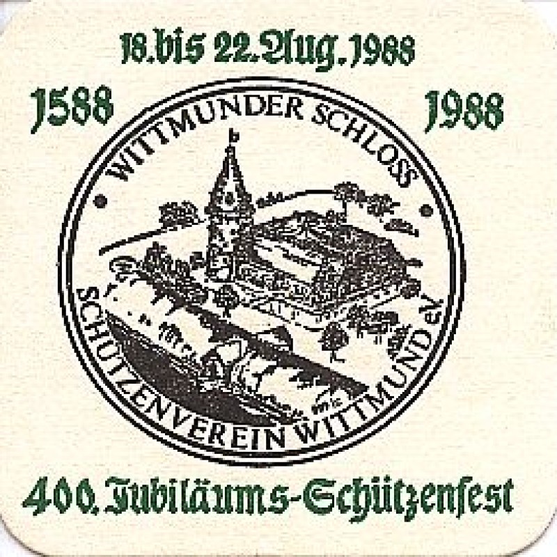 Bierdeckel (400. Jubil&auml;ums-Sch&uuml;tzenfest)