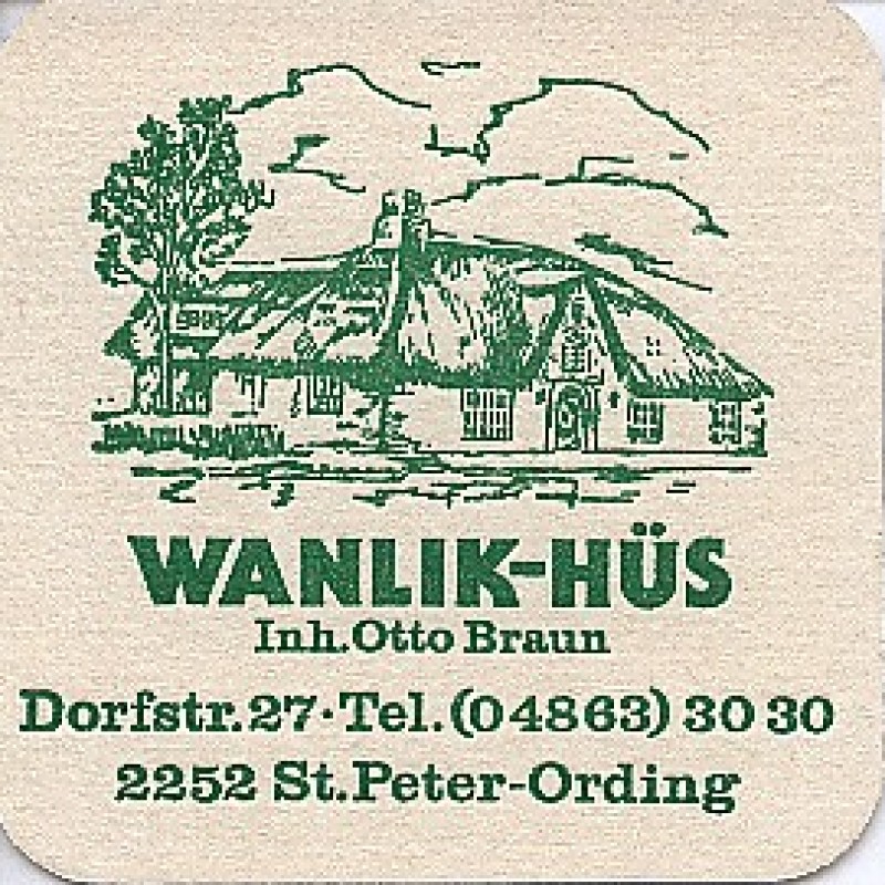 Bierdeckel (Wanlik-H&uuml;s)
