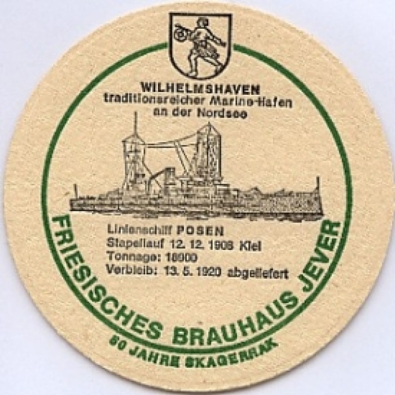 Bierdeckel (50 Jahre Skagerrak)
