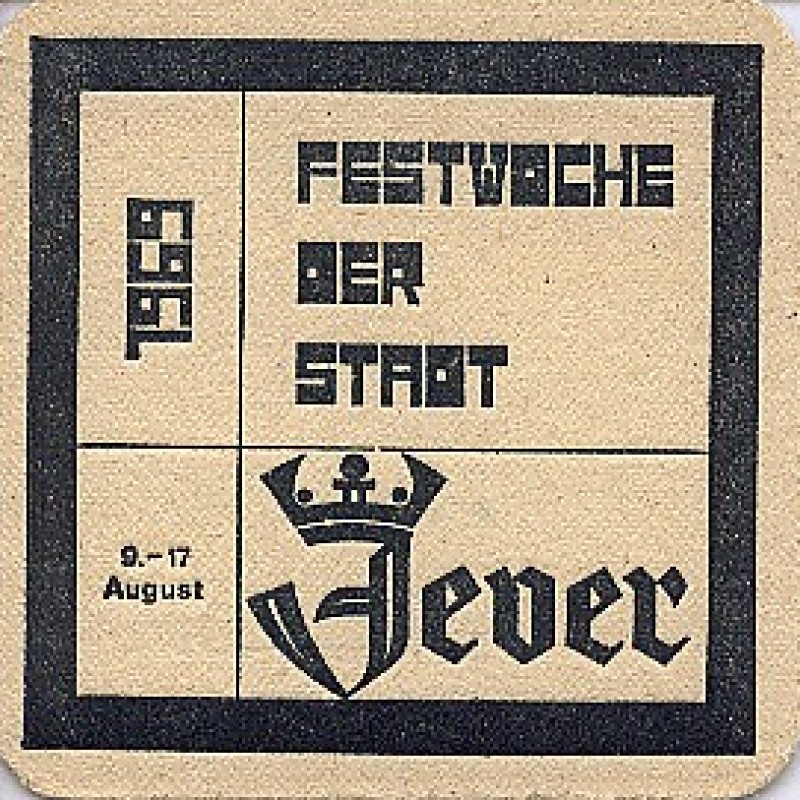 Bierdeckel (Festwoche der Stadt Jever)