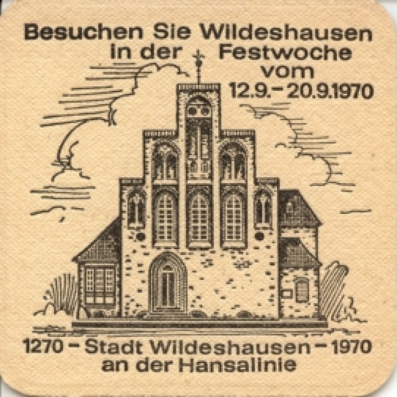 Bierdeckel (700 Jahre Wildeshausen)