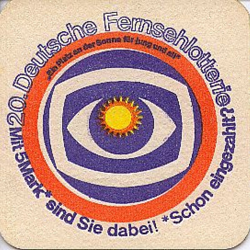 Bierdeckel (20. Deutsche Fernsehlotterie)