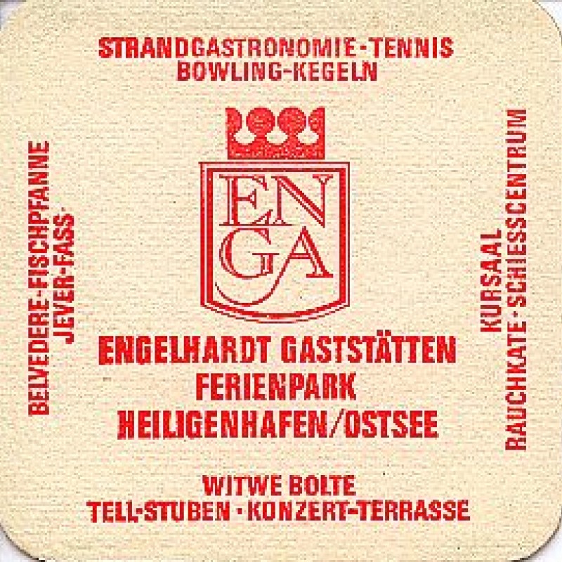 Bierdeckel (Engelhardt Gastst&auml;tten)