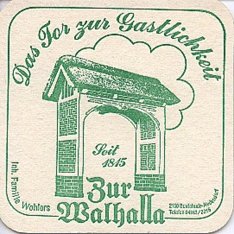 Bierdeckel (Zur Walhalla)