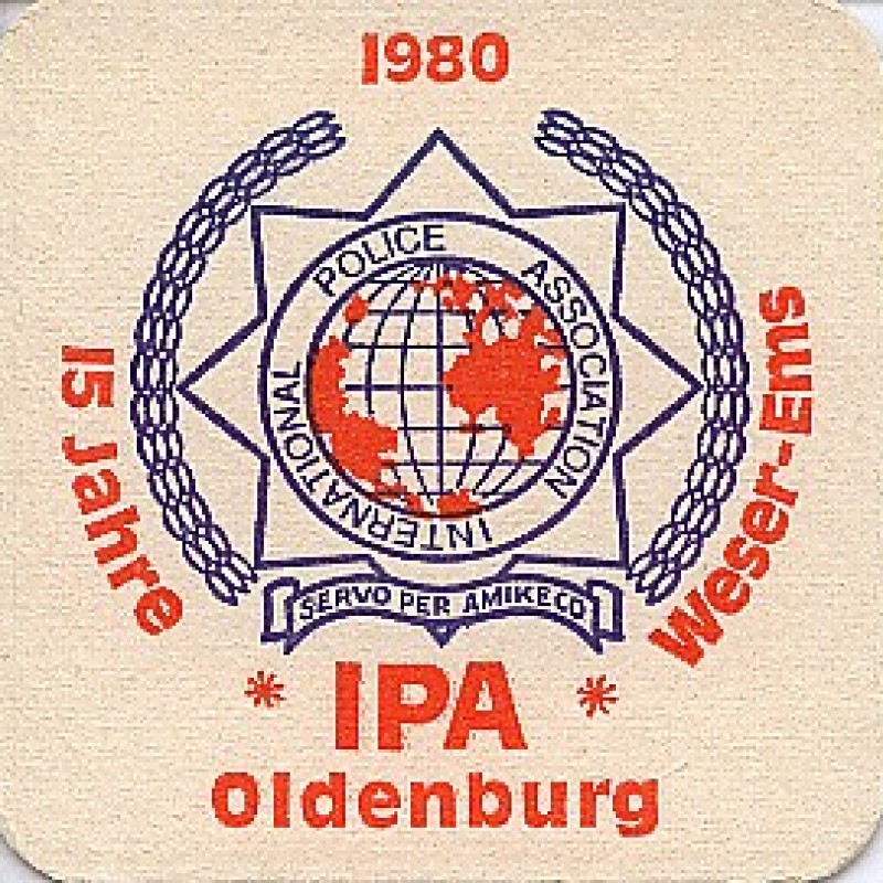 Bierdeckel (15 Jahre IPA Oldenburg)