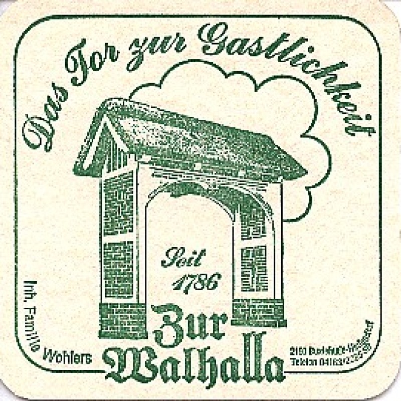 Bierdeckel (Zur Walhalla)