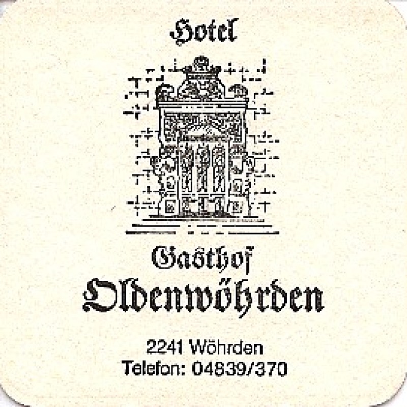 Bierdeckel (Oldenw&ouml;hrden)
