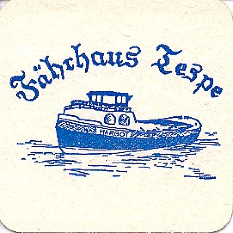 Bierdeckel (F&auml;hrhaus Tespe)