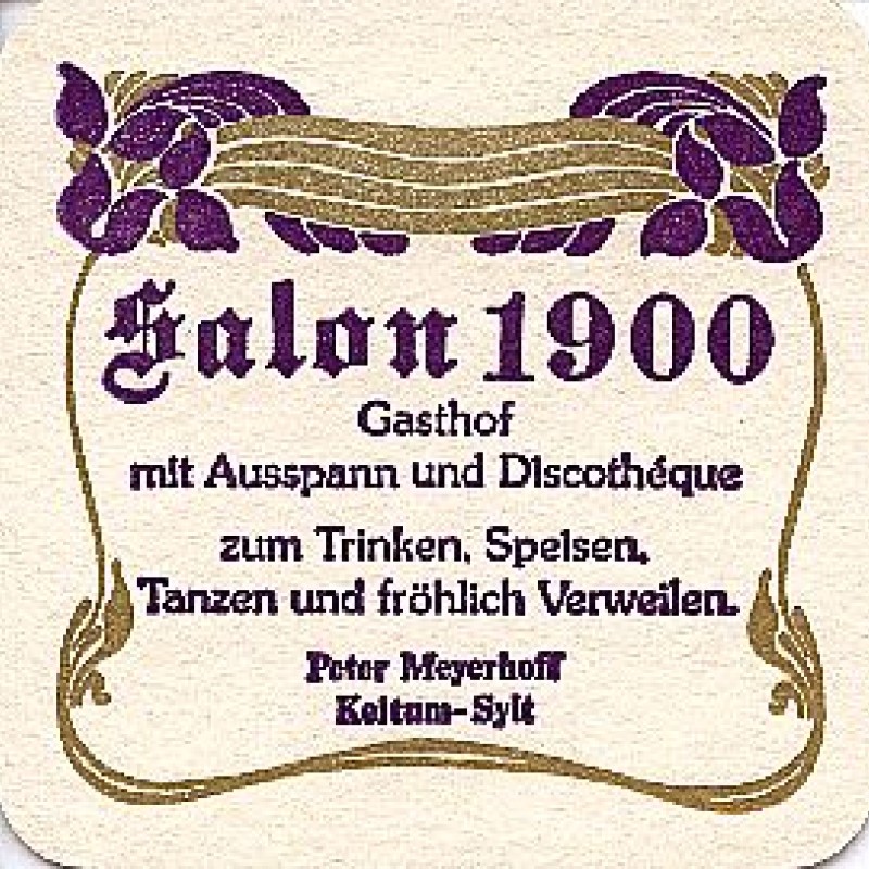 Bierdeckel (Salon 1900)