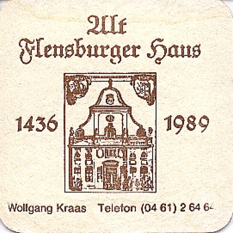 Bierdeckel (Alt Flensburger Haus)