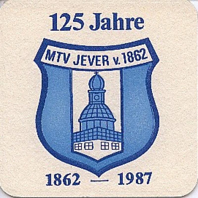 Bierdeckel (125 Jahre MTV Jever)