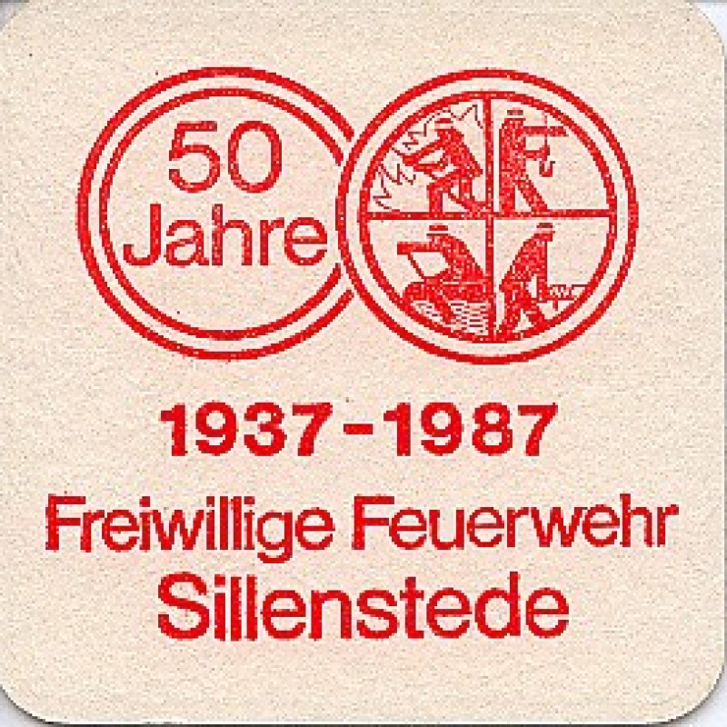 Bierdeckel (50 Jahre FF Sillenstede)