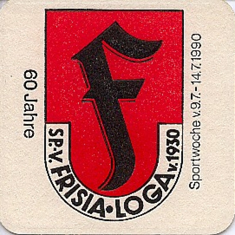 Bierdeckel (60 Jahre Frisia Loga)