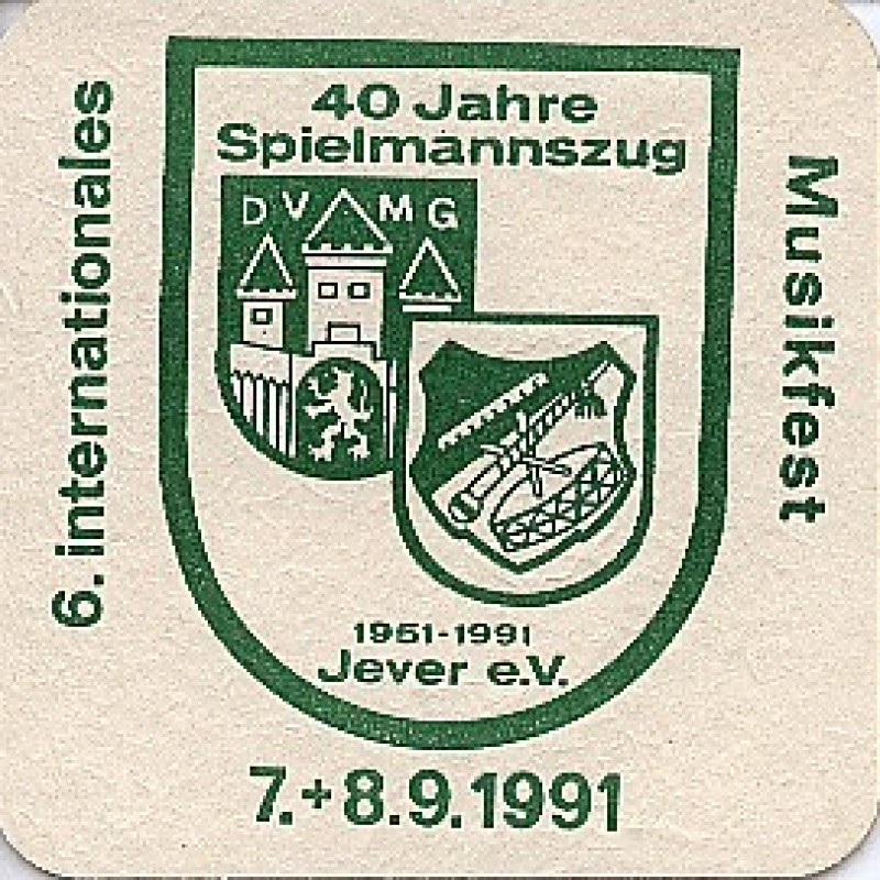 Bierdeckel (Internationales Musikfest Jever)
