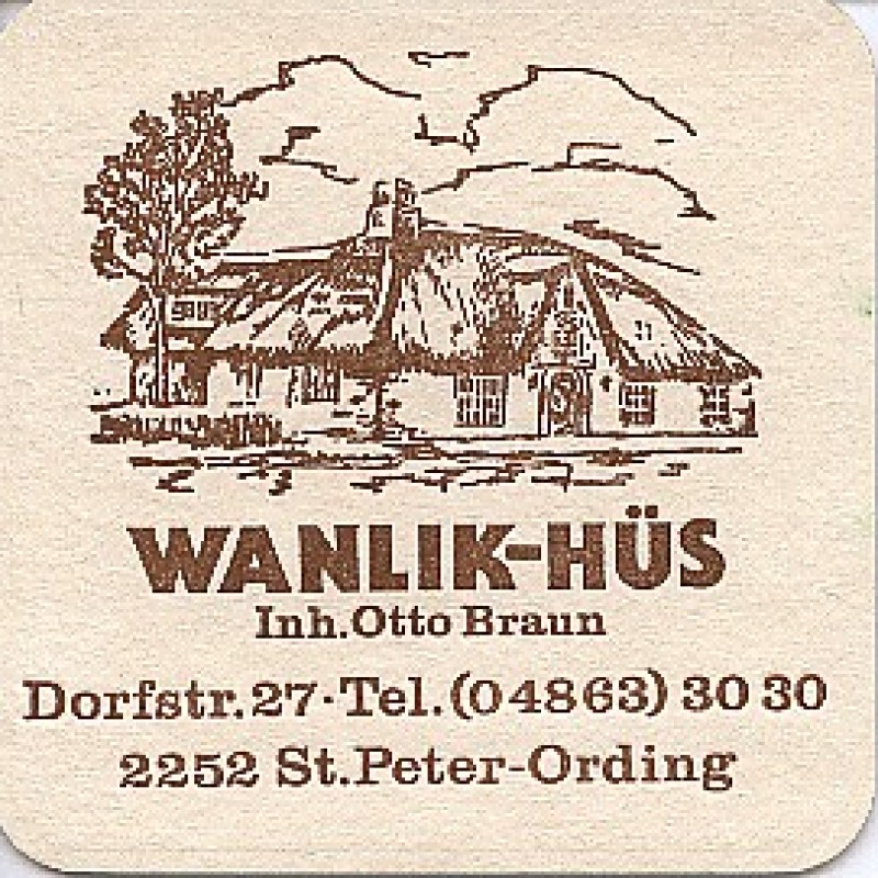 Bierdeckel (Wanlik-H&uuml;s)