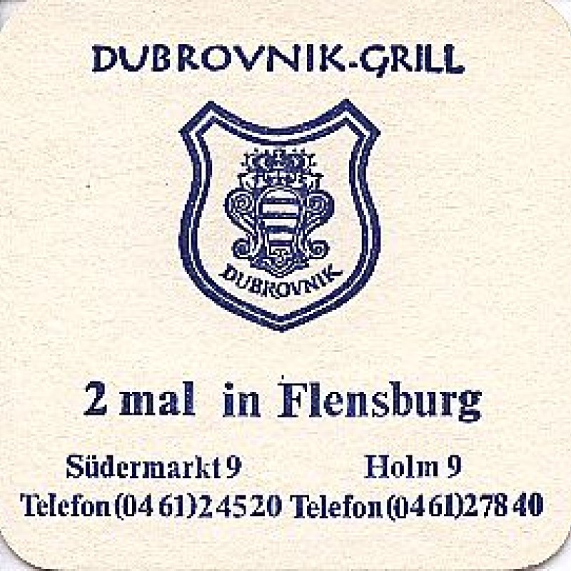 Bierdeckel (Dubrovnik-Grill)
