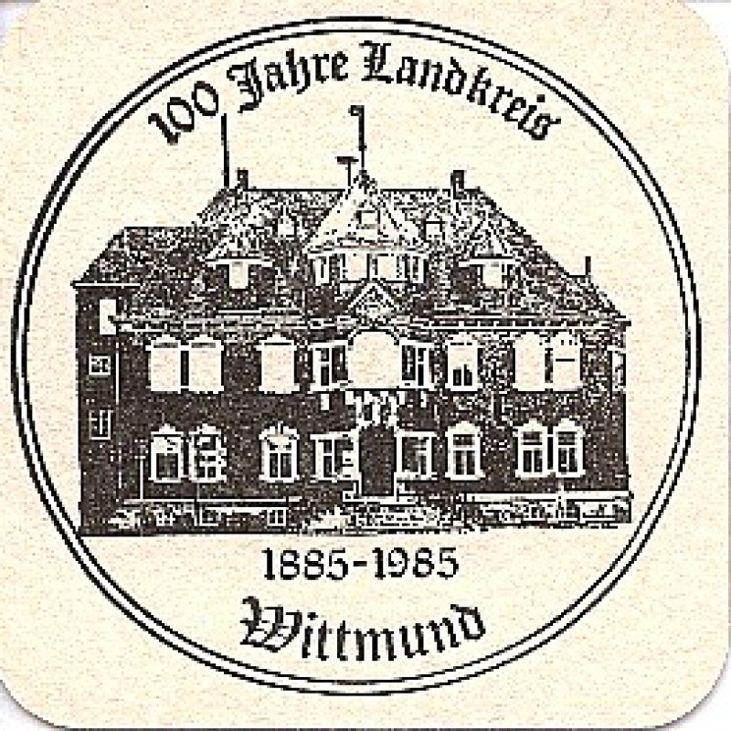 Bierdeckel (100 Jahre Landkreis Wittmund)