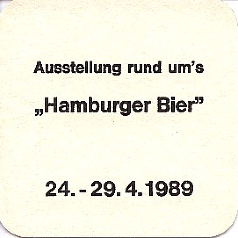 Bierdeckel (Ausstellung rund um's Hamburger Bier)
