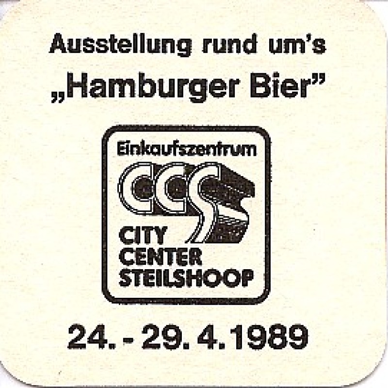 Bierdeckel (Ausstellung rund um's Hamburger Bier)