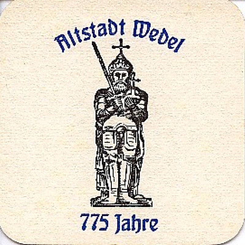 Bierdeckel (775 Jahre Altstadt Wedel)