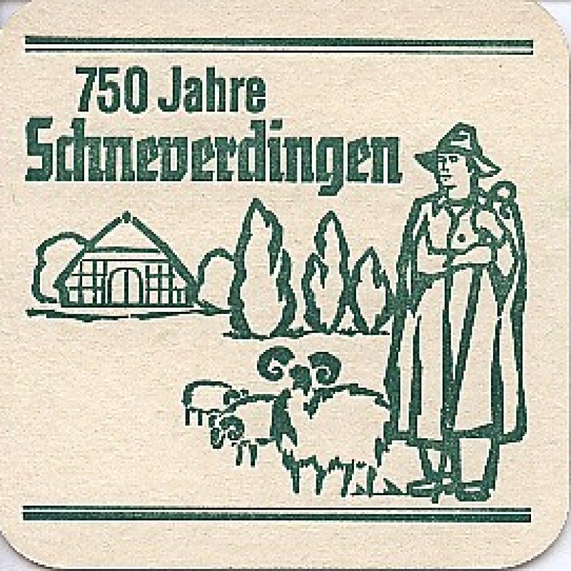 Bierdeckel (750 Jahre Schneverdingen)