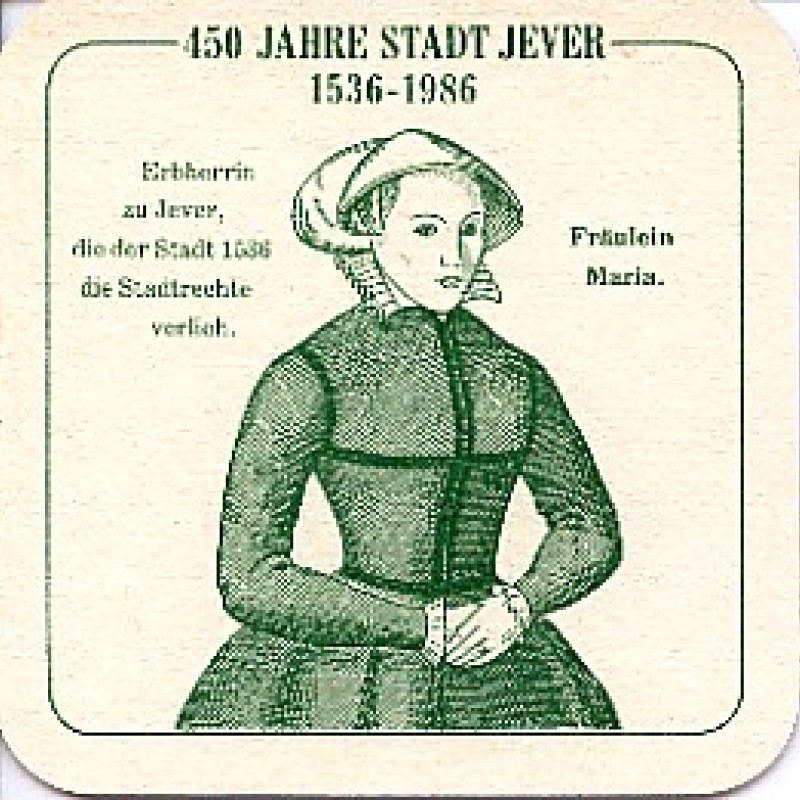 Bierdeckel (450 Jahre Stadt Jever)