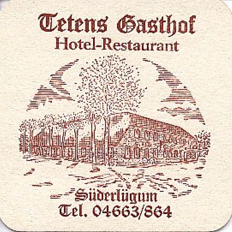 Bierdeckel (Tetens Gasthof)