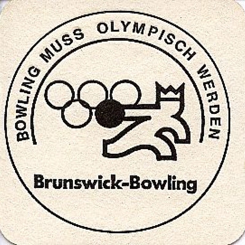 Bierdeckel (Brunswick-Bowling)