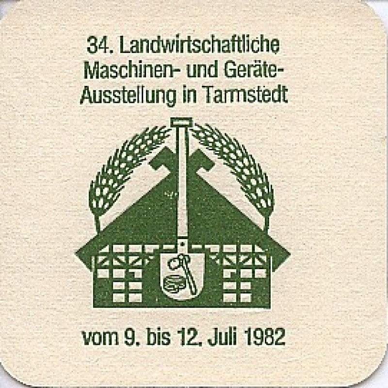 Bierdeckel (Landwirtschaftliche Ausstellung in Tarmstedt)