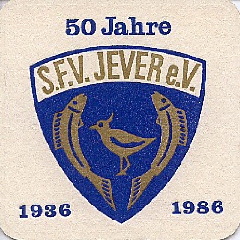 Bierdeckel (50 Jahre S.F.V. Jever e.V.)