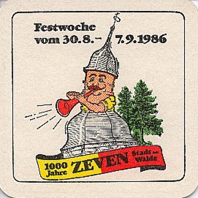Bierdeckel (1000 Jahre Zeven)