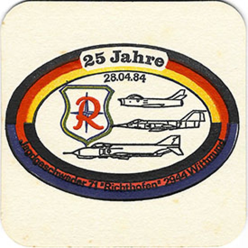 Bierdeckel (25 Jahre Jagdgeschwader 71)