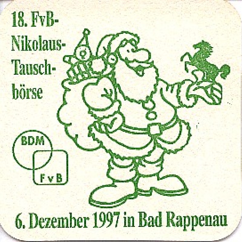 Bierdeckel (FvB-Nikolaus-Tauschb&ouml;rse)