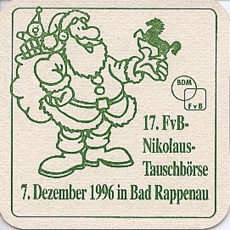 Bierdeckel (FvB-Nikolaus-Tauschb&ouml;rse)