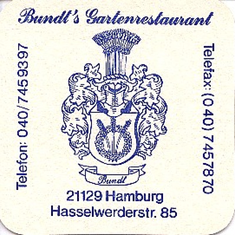 Bierdeckel (Bundt's Gartenrestaurant)