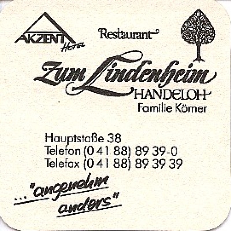 Bierdeckel (Zum Lindenheim)